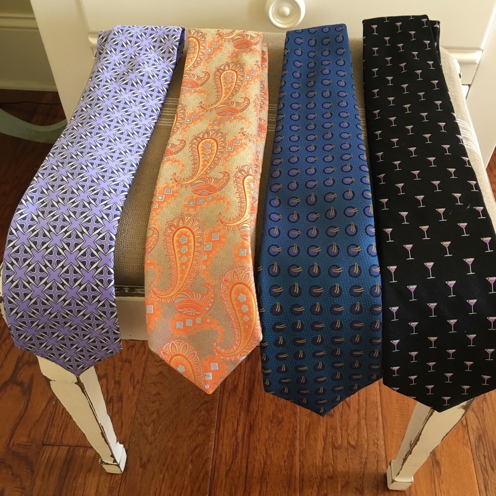 Neckties priced separately.